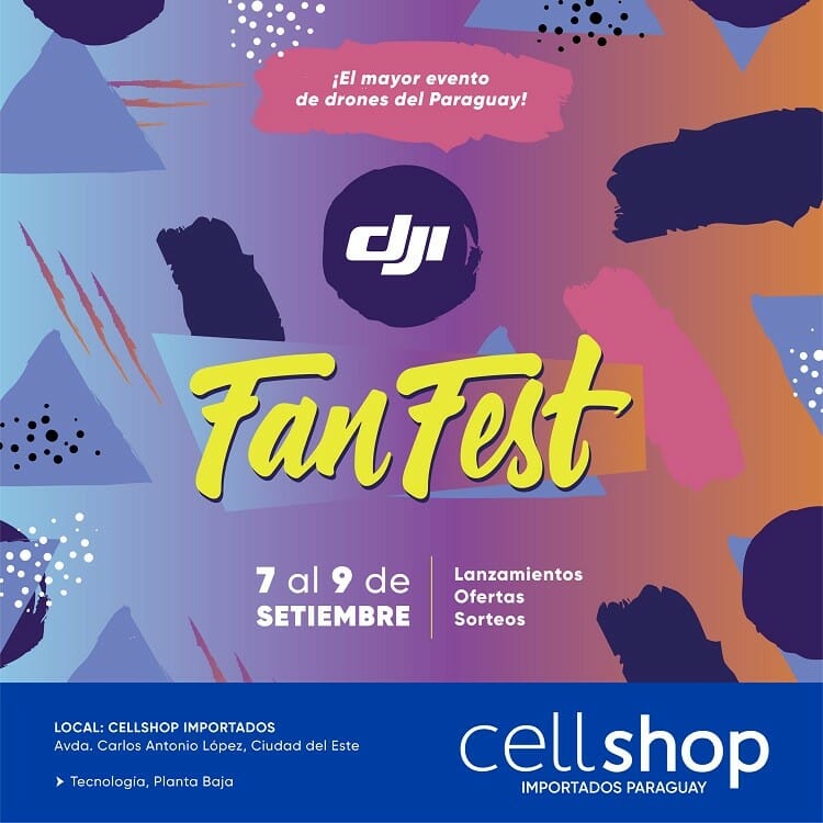 Evento de drones no Paraguai, DJI FAN FEST da CellShop!