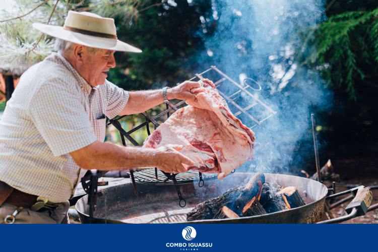 Preparo de um churrasco | Foto: Canva Pro  | Churrascarias em Foz do Iguaçu | As 5 melhores para você