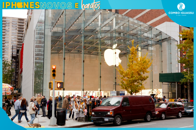 Loja da Apple nos EUA - iPhones Novos e Baratos