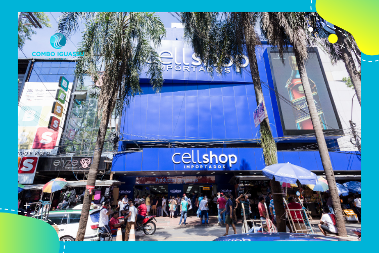 Fachada Cellshop.