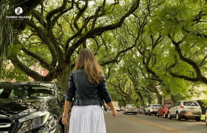 Centro de Foz do Iguaçu rua pedro basso