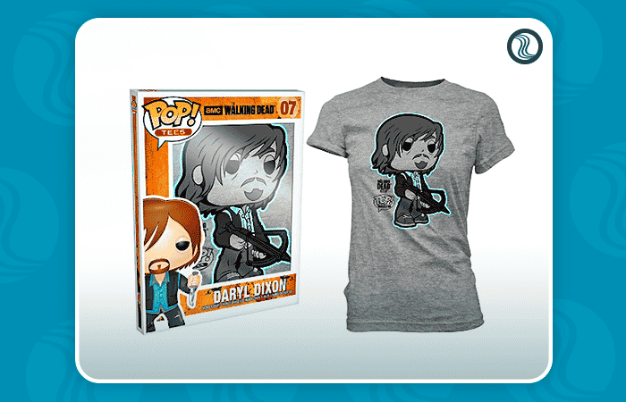 Camiseta funko com caixinha personalizada