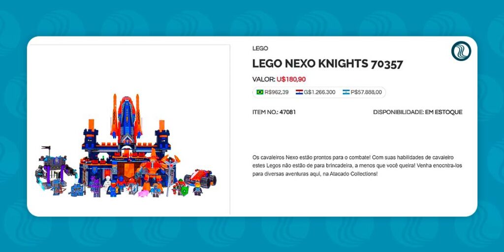 Lego Nexo Knights | comprar brinquedos no Paraguai