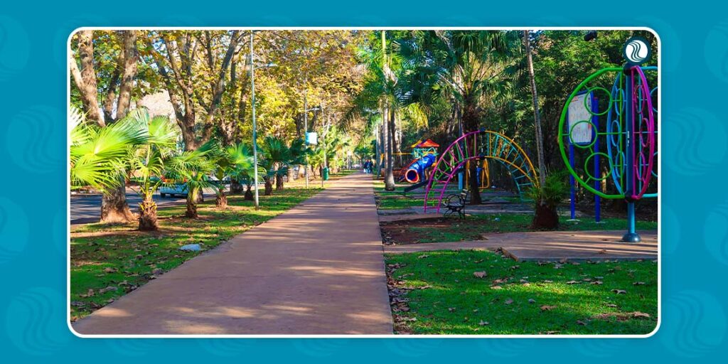 Pista de caminhada da Avenida Paraná