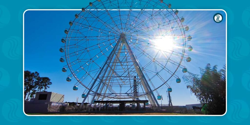 Roda Gigante da Yup Star em Foz do Iguaçu 