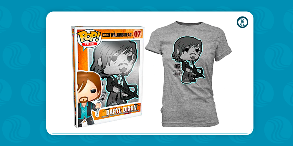 Camiseta funko com caixinha personalizada