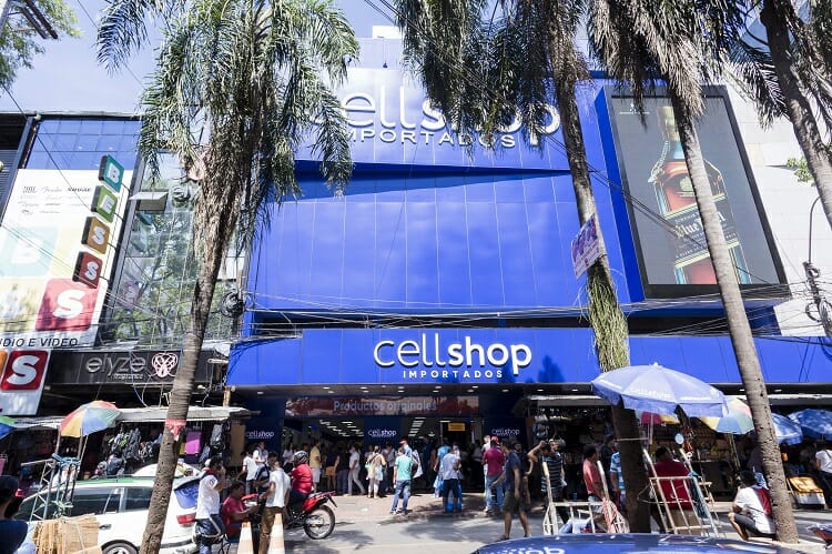 CellShop no Paraguai