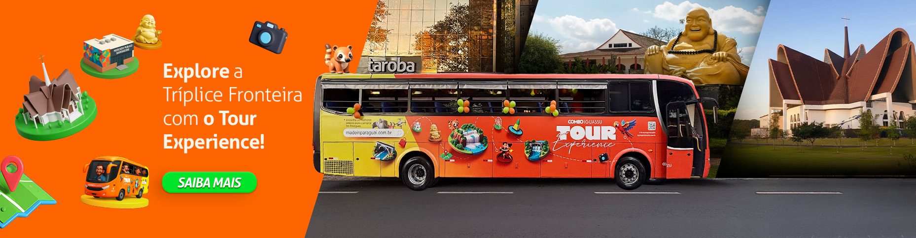 City Tour em Foz do Iguaçu com Tour Experience Foz