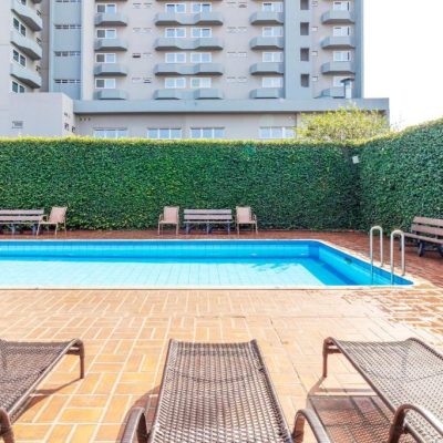 Área da piscina