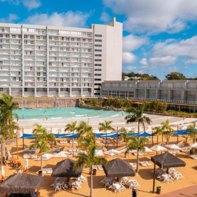 Praia artificial do Blue Park