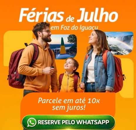 Férias de Julho em Foz do Iguaçu