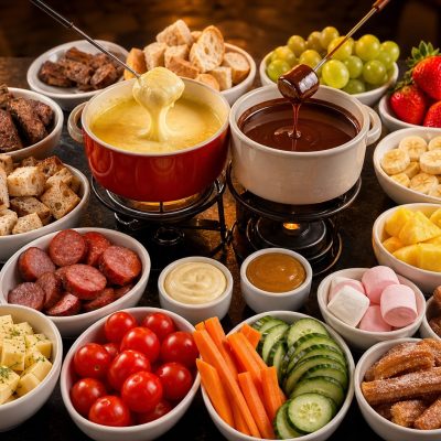Fondue doce e salgado
