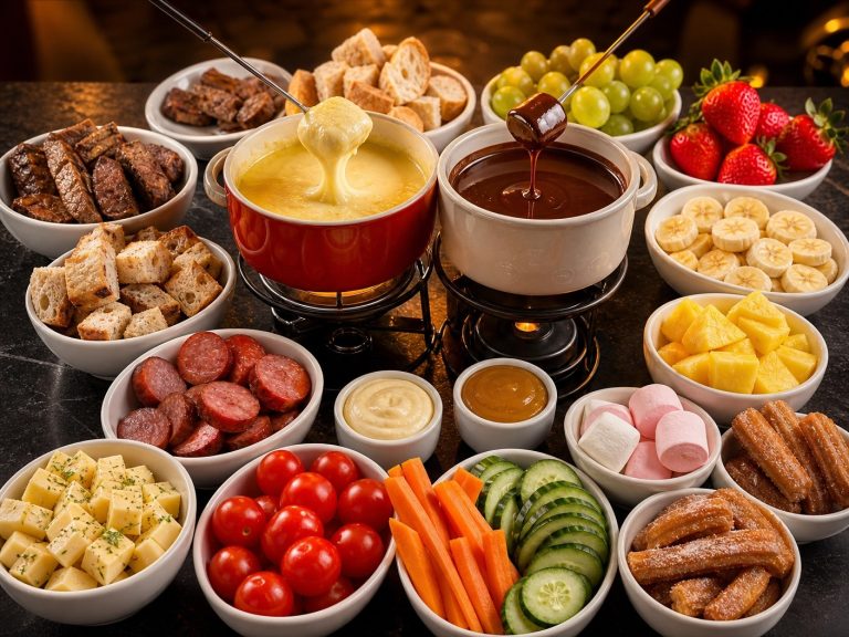 Fondue doce e salgado